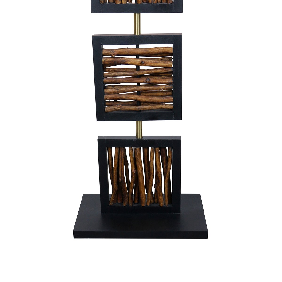 Stehleuchte Treibholz Natur/Schwarz 163 cm – Bild 9