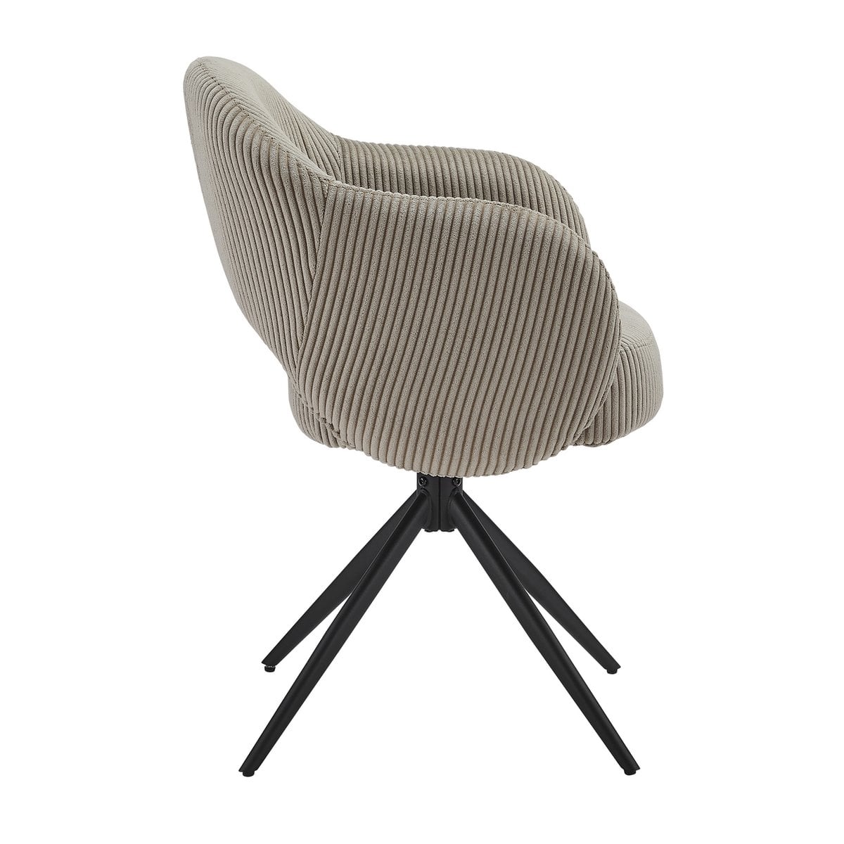 Armlehnstuhl Cord-Optik – Bild 3