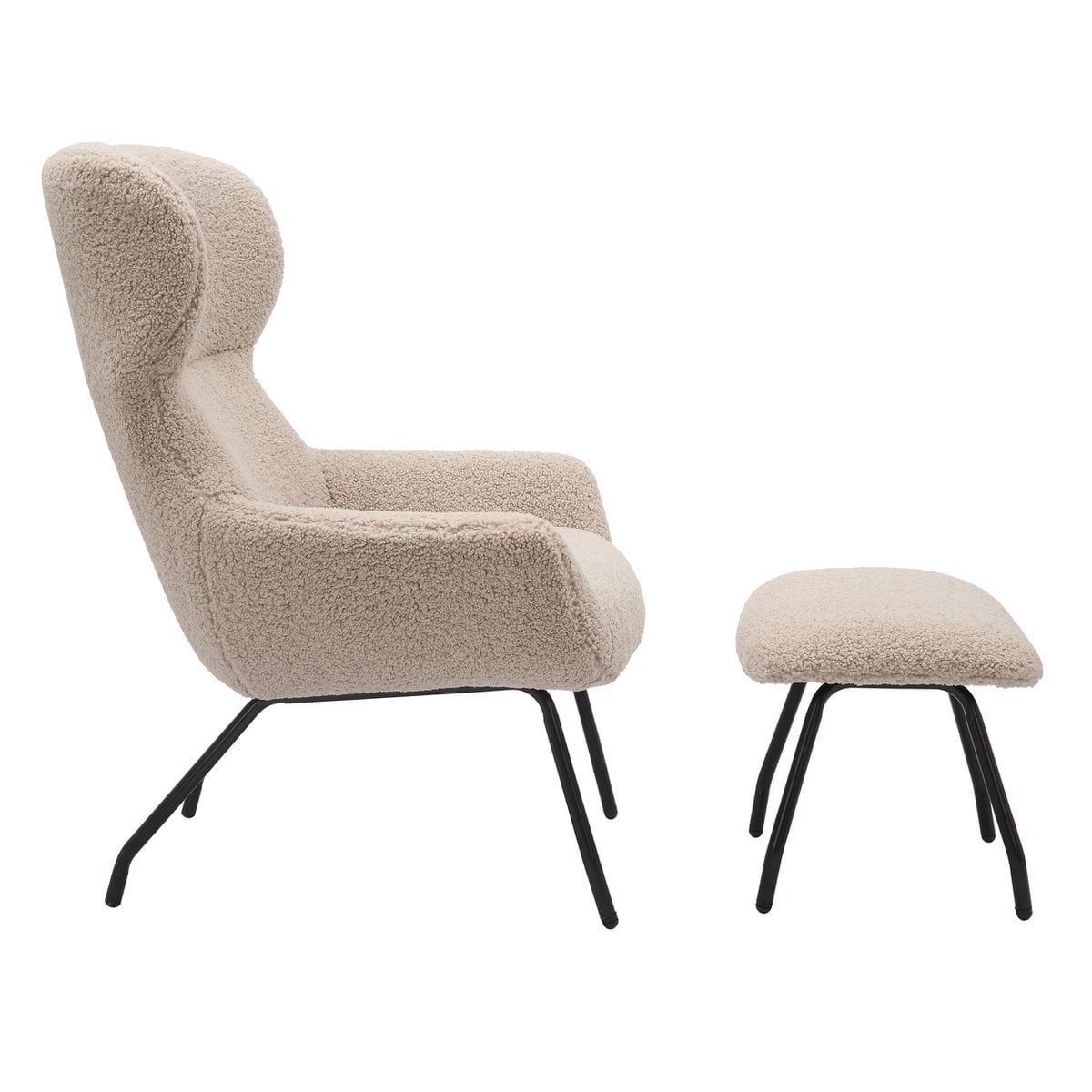Sessel und Hocker Set Teddyfell – Bild 26