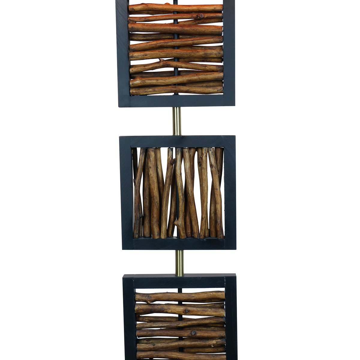 Stehleuchte Treibholz Natur/Schwarz 163 cm – Bild 8