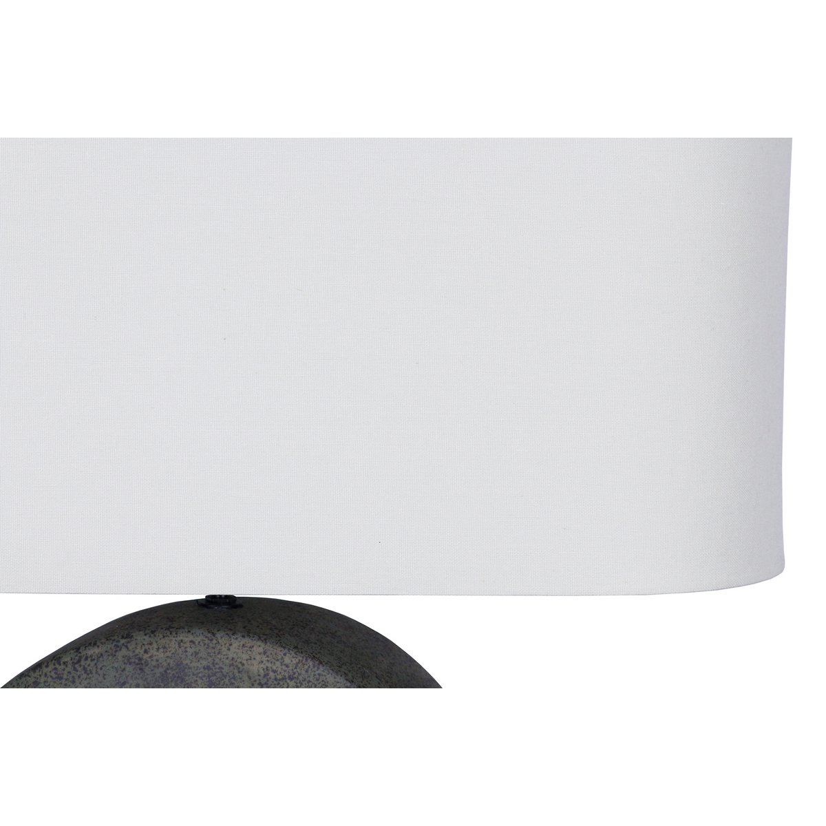 Tischleuchte Keramik/Leinen Grün/Beige – Bild 6