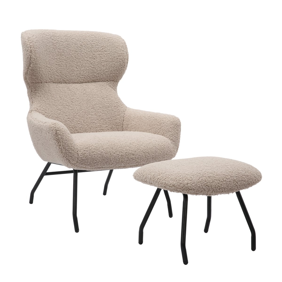 Sessel und Hocker Set Teddyfell – Bild 29