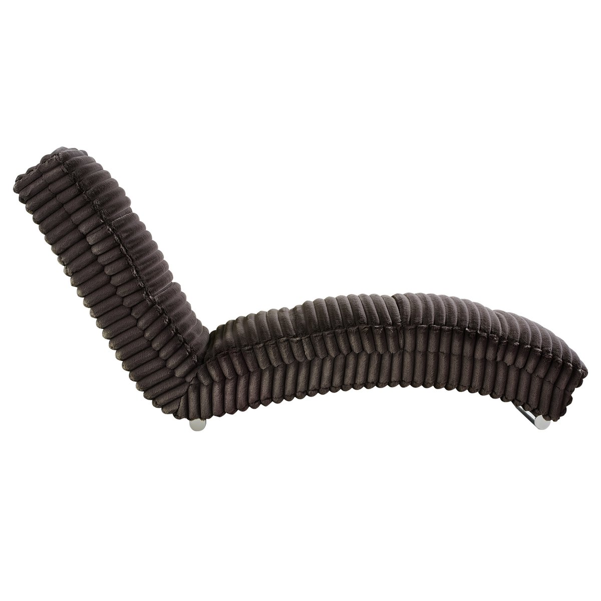 Chaiselongue Plüsch-Cord – Bild 9