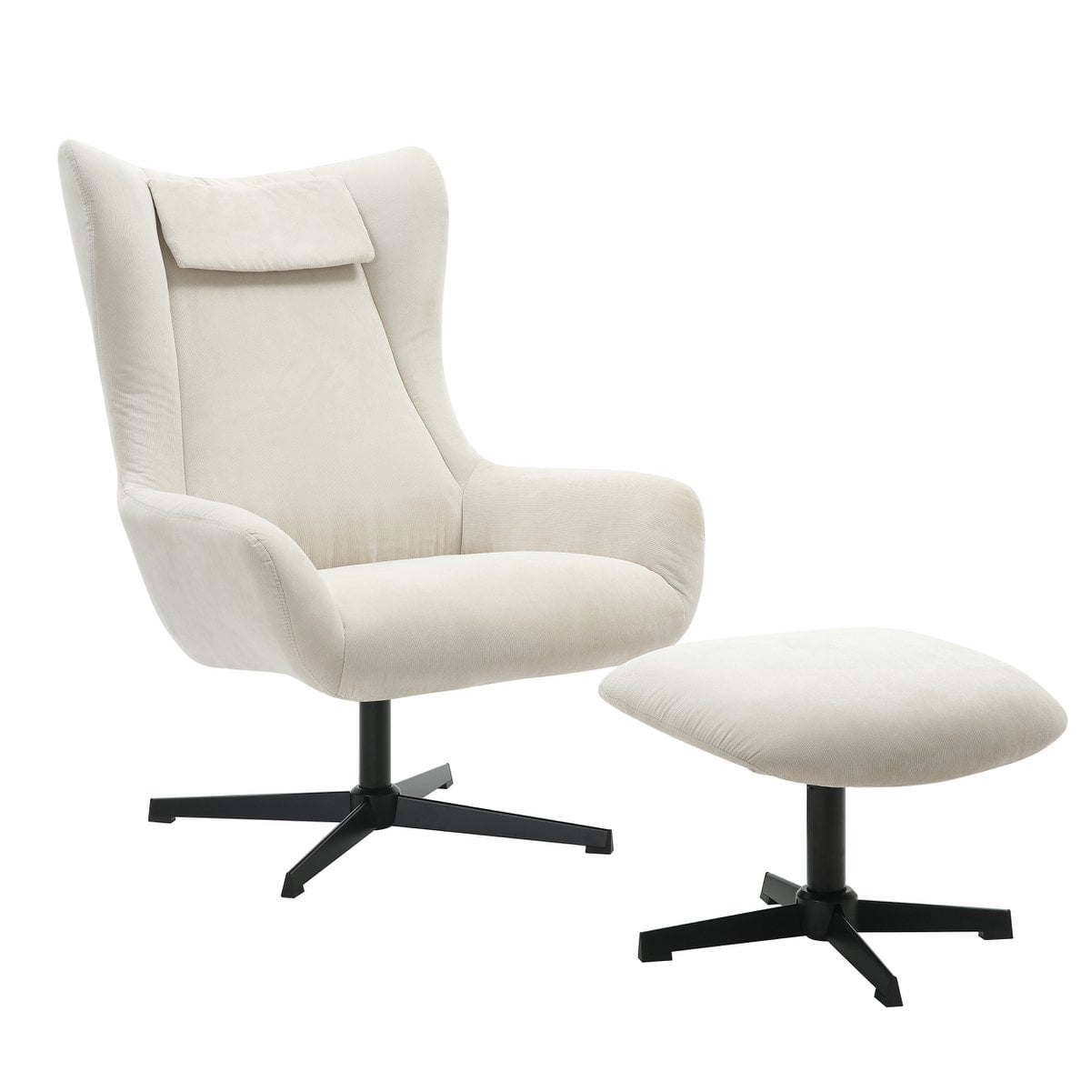 Sessel und Hocker Cordoptik