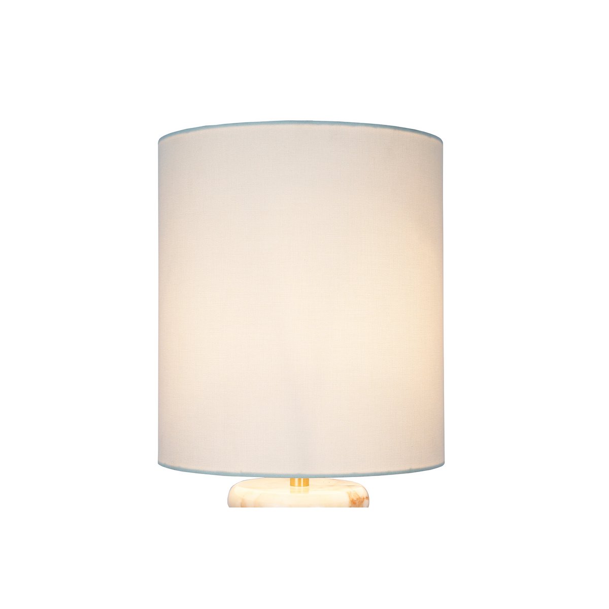 Tischleuchte Marmor/Leinen Beige – Bild 3