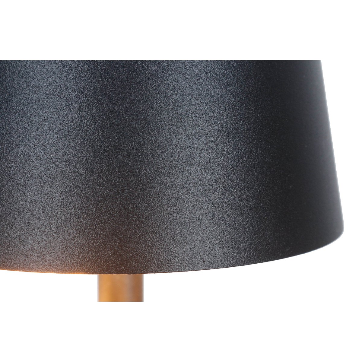 Tischleuchte 29 cm Natur/Schwarz mit LED-Akku – Bild 8