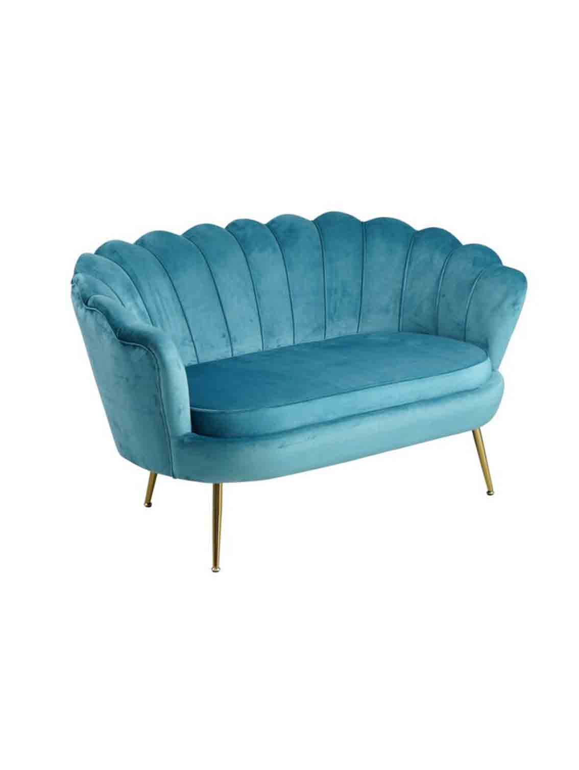 Muschelsofa aus Samt – Bild 7