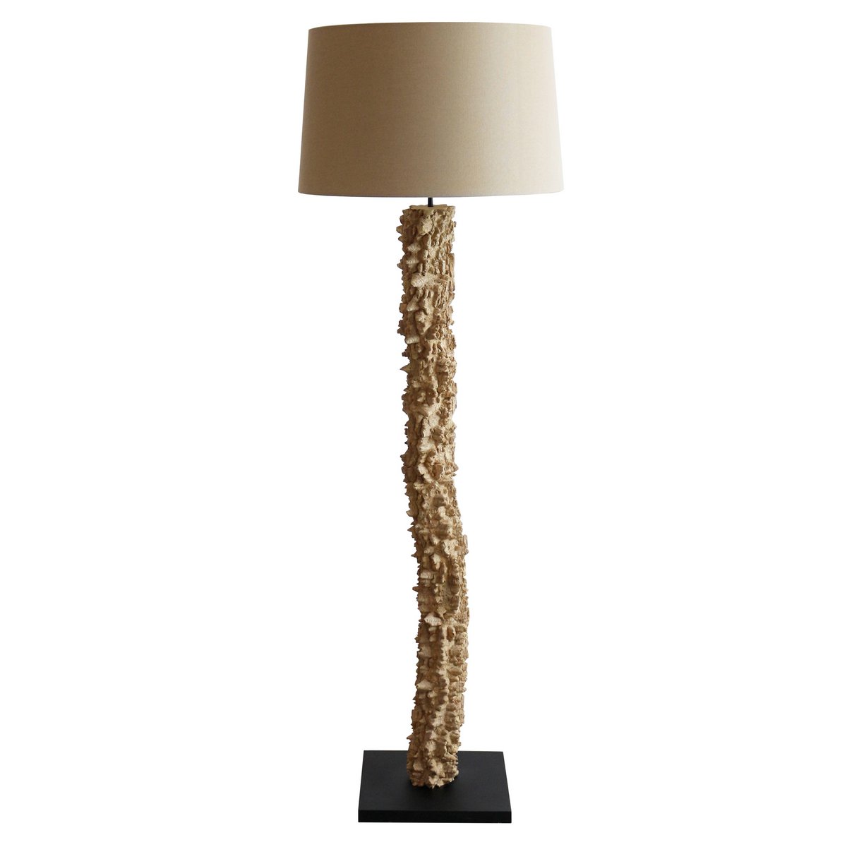 Stehleuchte Treibholz Natur/Weiß 150 cm – Bild 3
