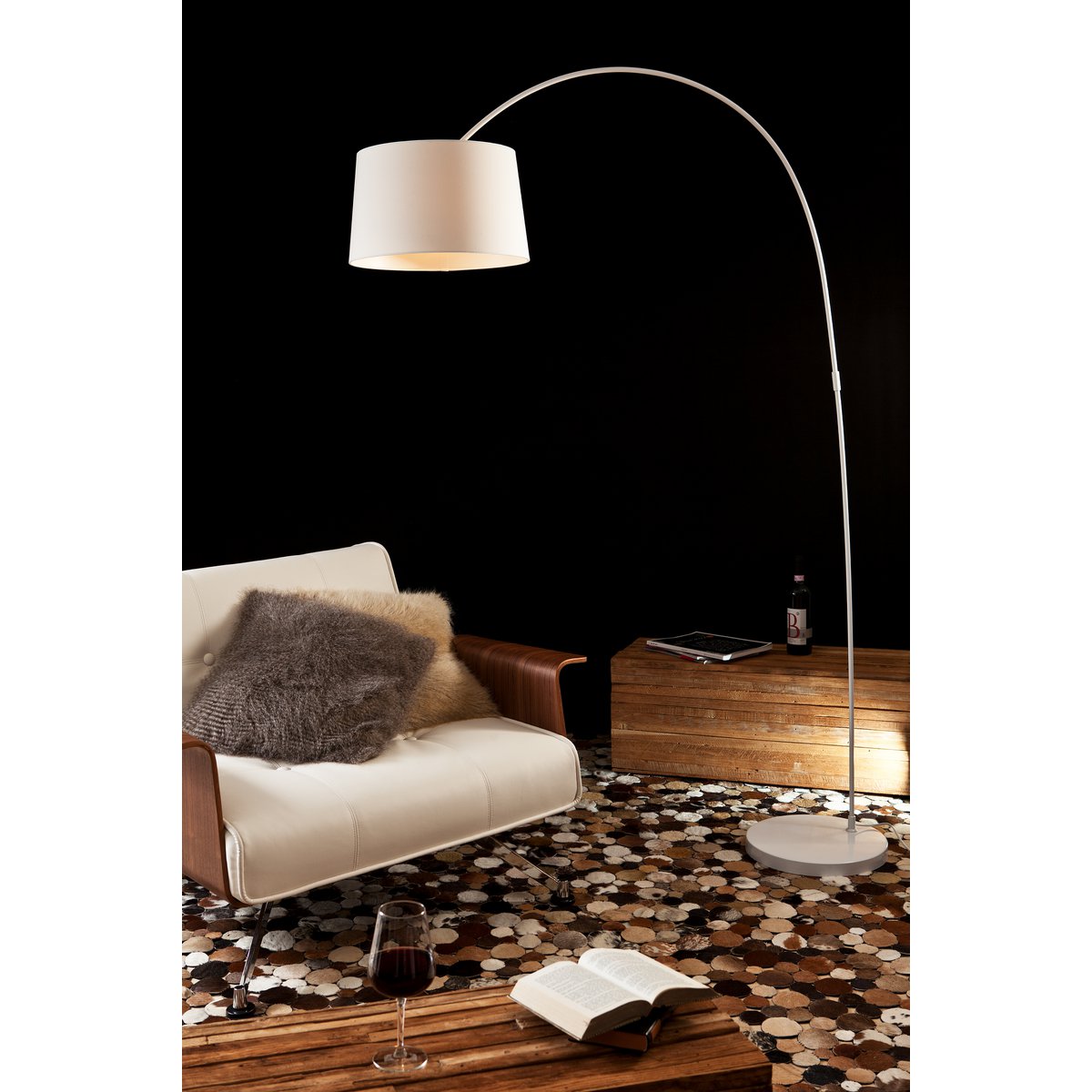 Bogenlampe 205 cm weiß – Bild 2