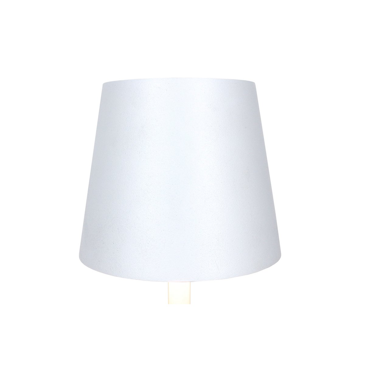 Tischleuchte 29 cm Natur/Weiß mit LED-Akku – Bild 6