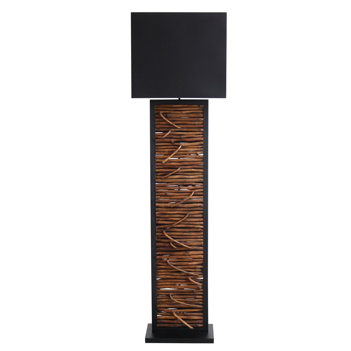 Stehleuchte Treibholz Natur/Schwarz 163 cm – Bild 3
