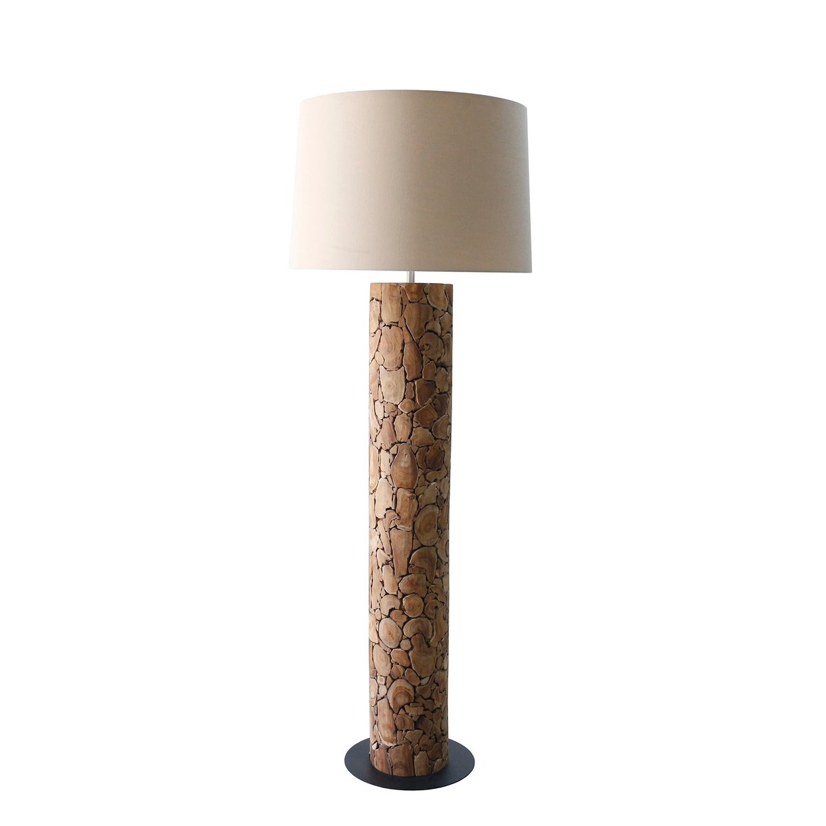 Stehleuchte Treibholz Natur/Weiß 170 cm – Bild 2