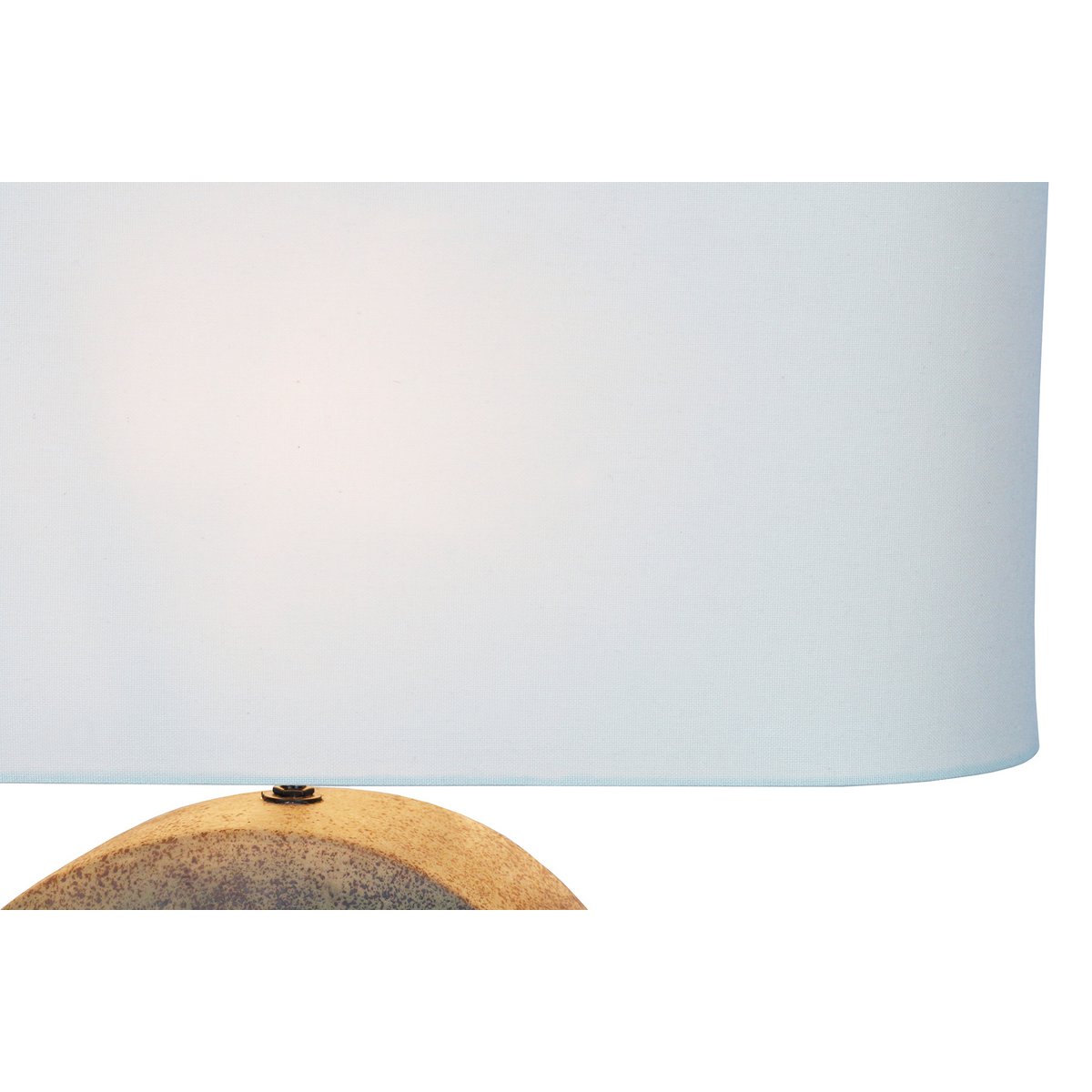 Tischleuchte Keramik/Leinen Grün/Beige – Bild 5