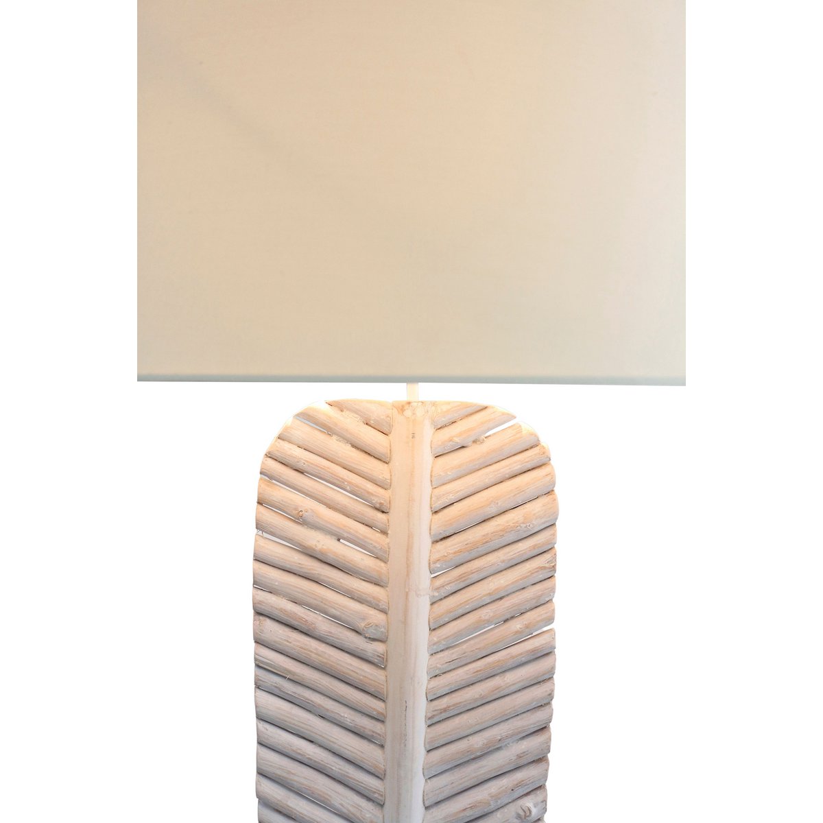 Stehleuchte Treibholz Weiß 175 cm – Bild 9
