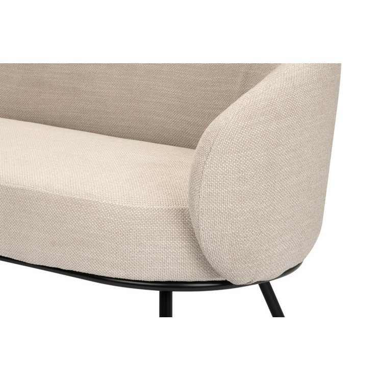 Mars Zweisitzer-Sofa Beige – Bild 8