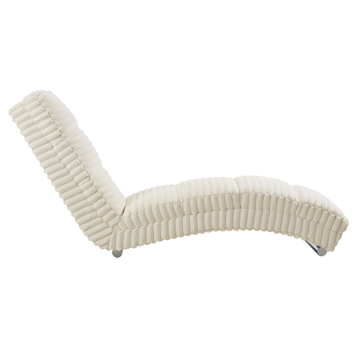 Chaiselongue Plüsch-Cord – Bild 4