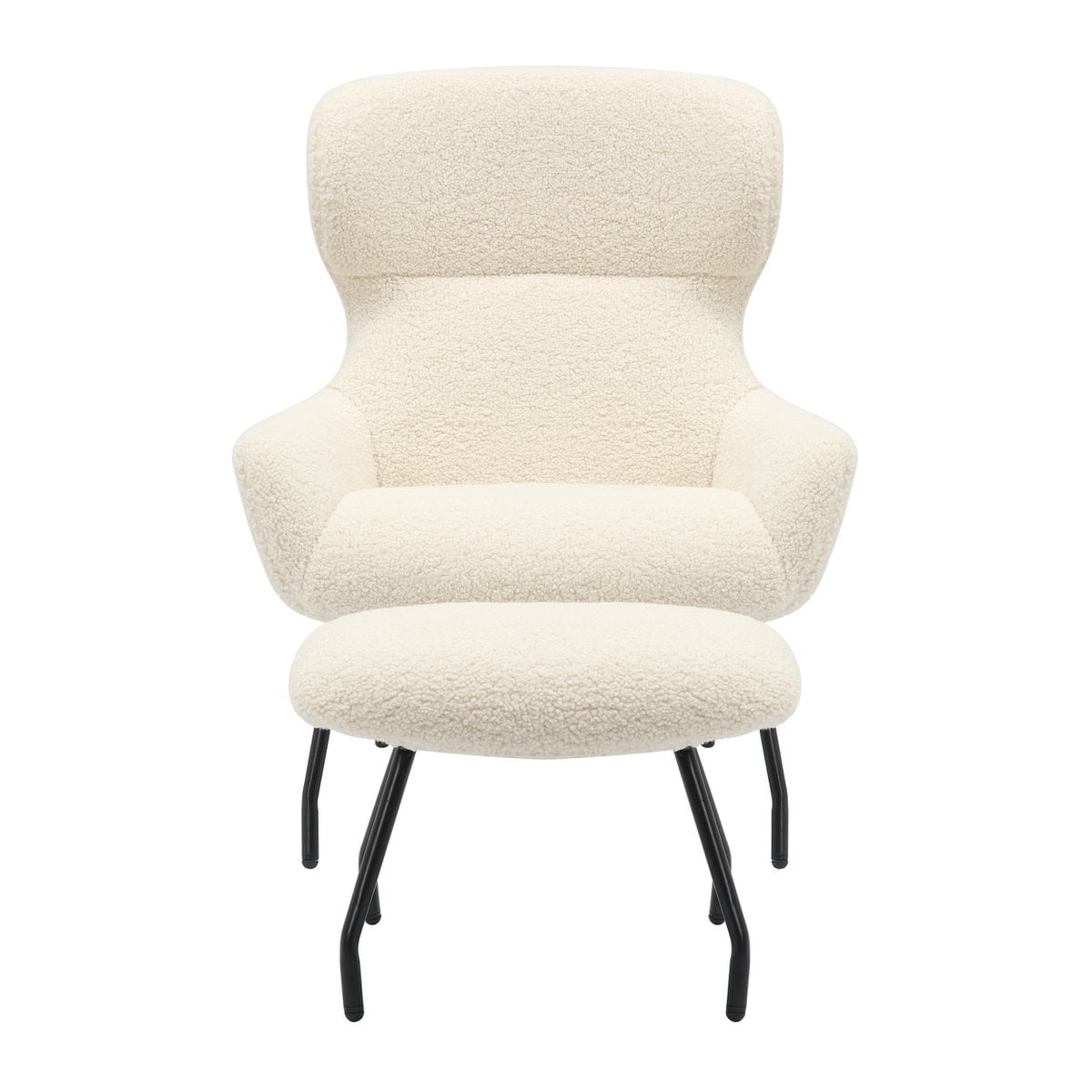Sessel und Hocker Set Teddyfell – Bild 15
