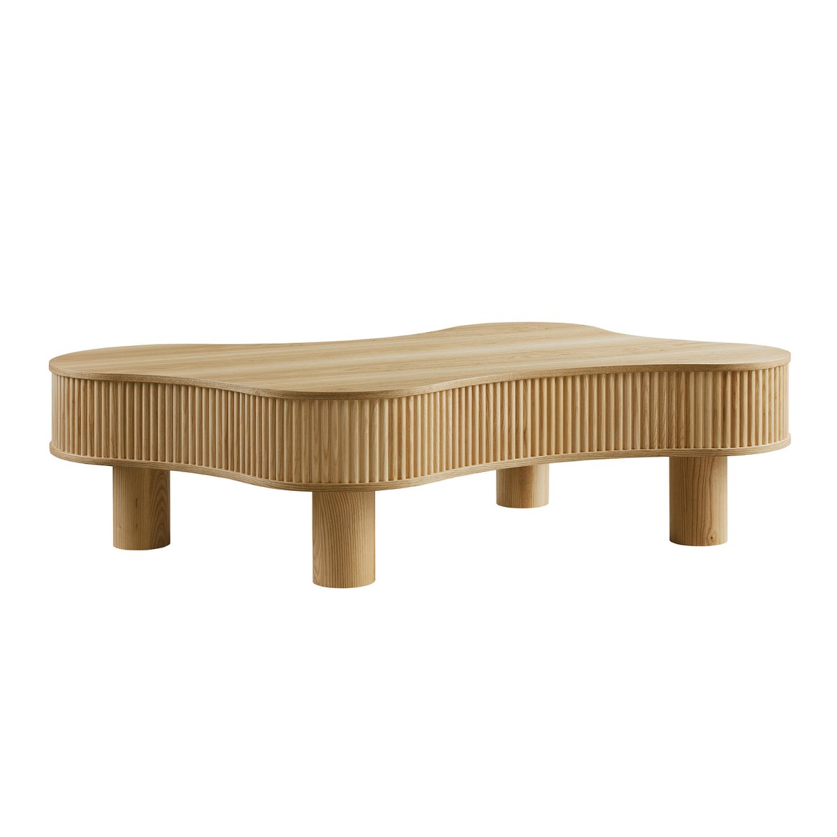 Couchtisch 116x77 cm Natur