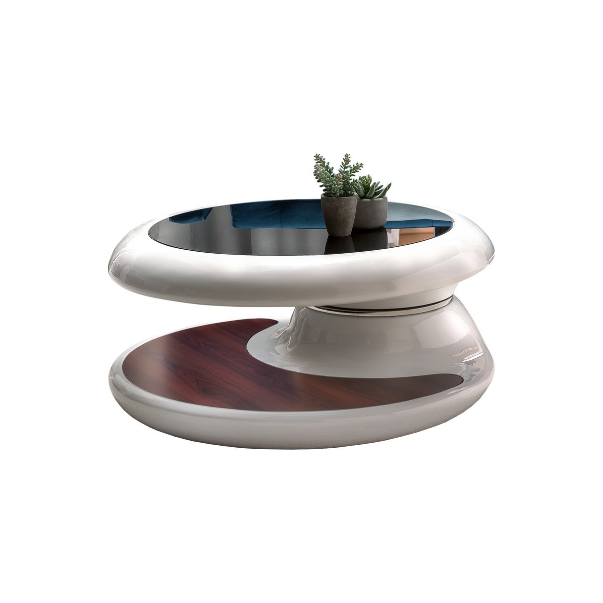Couchtisch 90x90x42 cm weiß