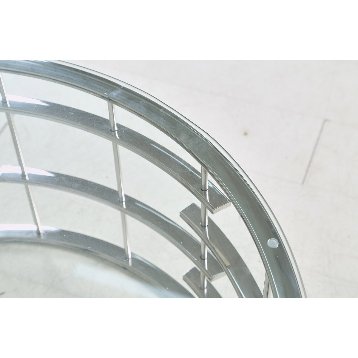 Couchtisch Silber Ø 90 cm – Bild 13