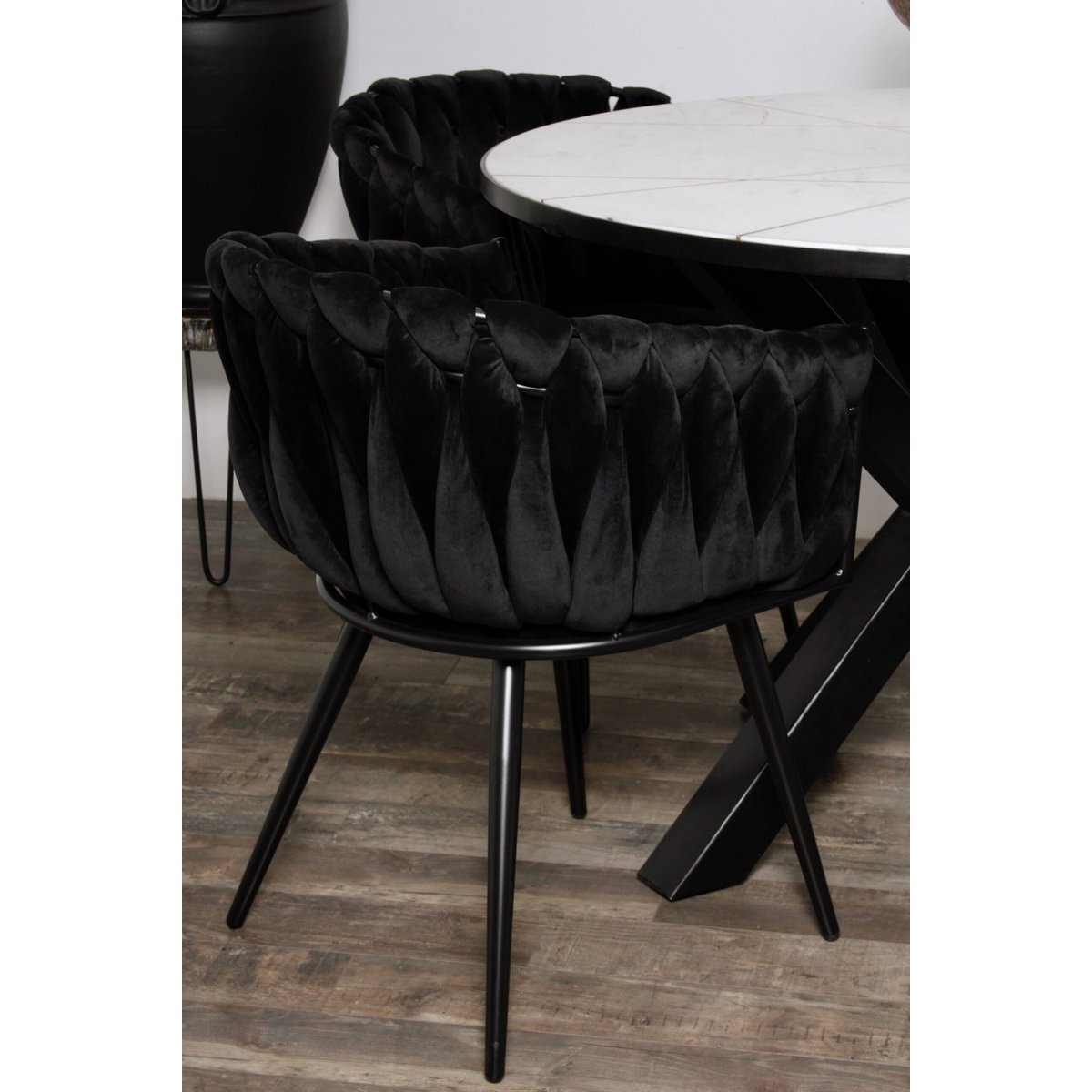 Wave Stuhl schwarz (2er-Set) – Bild 10