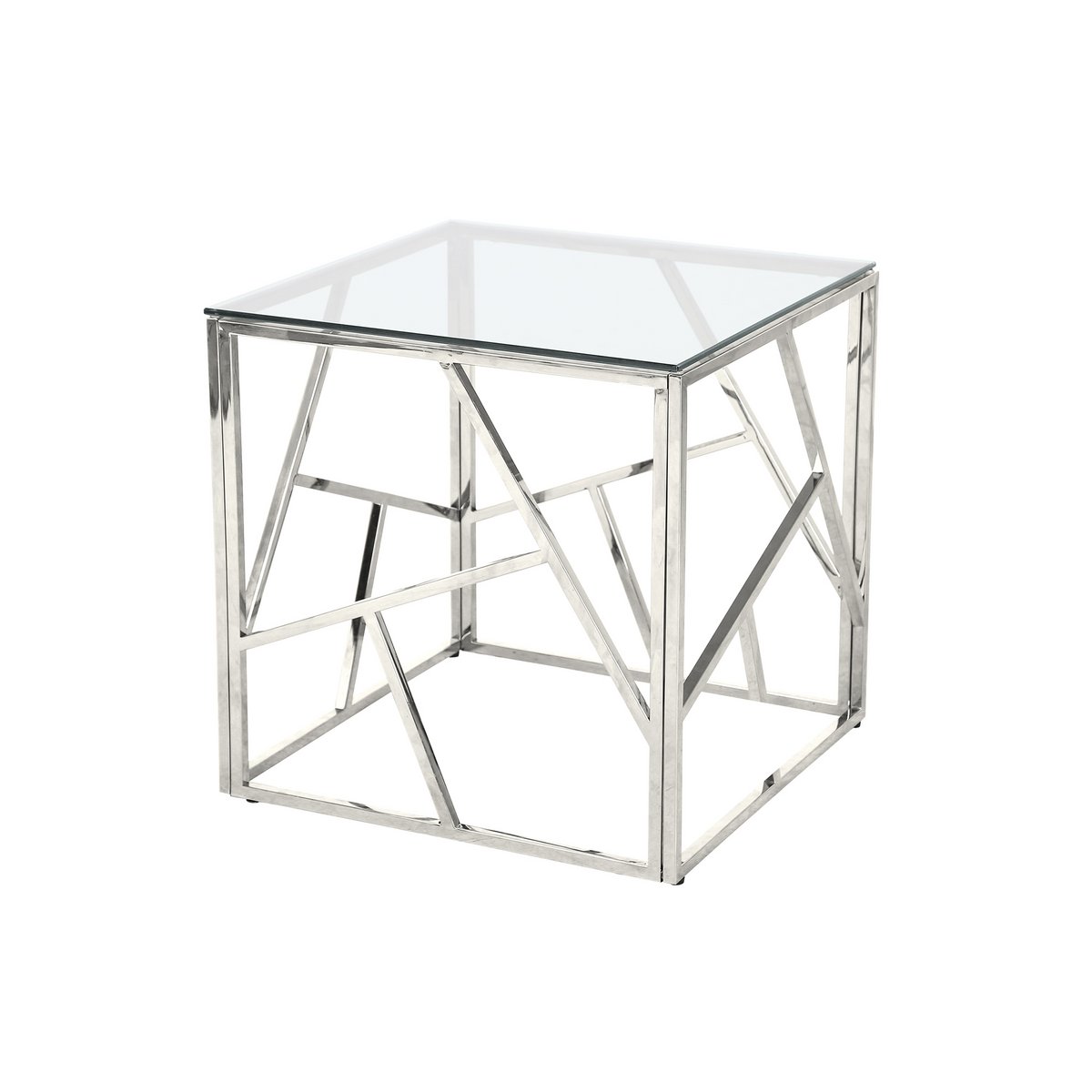 Beistelltisch Silber 55x55 cm