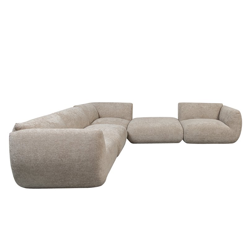 Sofa Amsterdam 5-teiliges Ecksofa Latte – Bild 3
