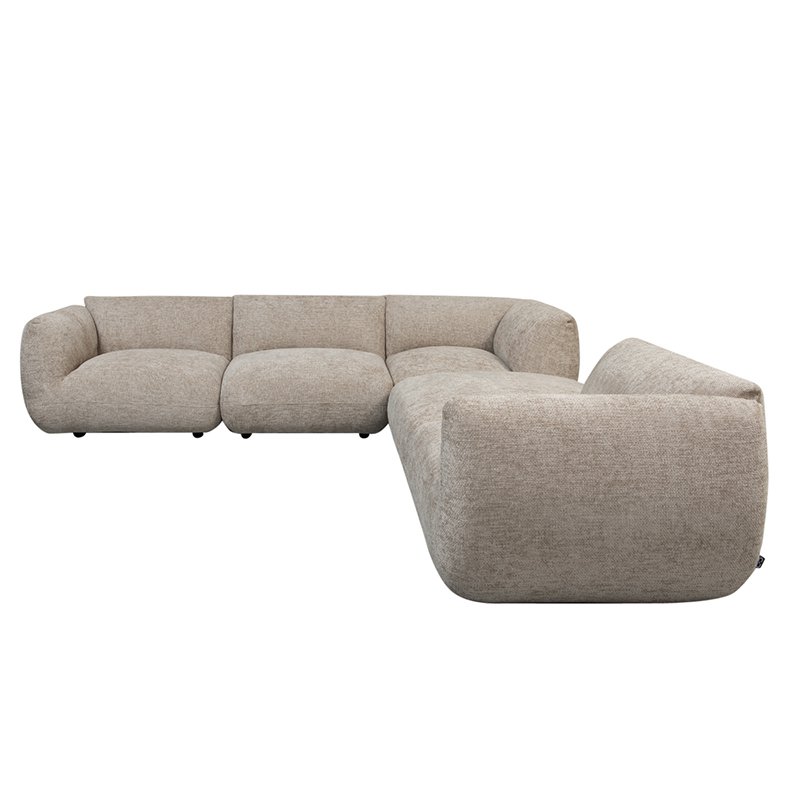 Sofa Amsterdam 5-teiliges Ecksofa Latte – Bild 2