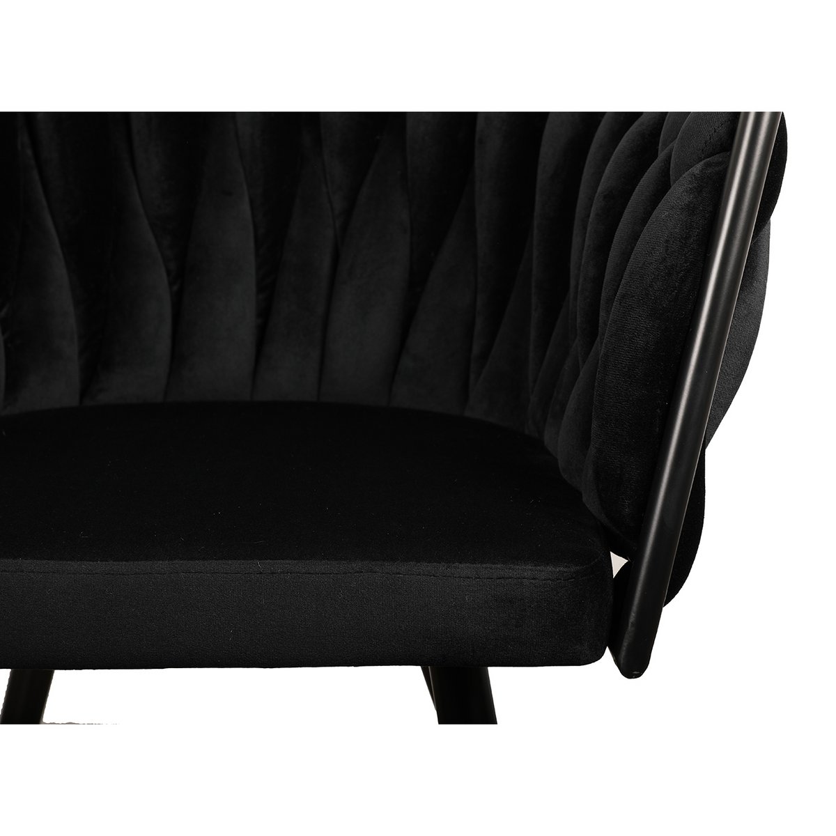 Wave Stuhl schwarz (2er-Set) – Bild 6