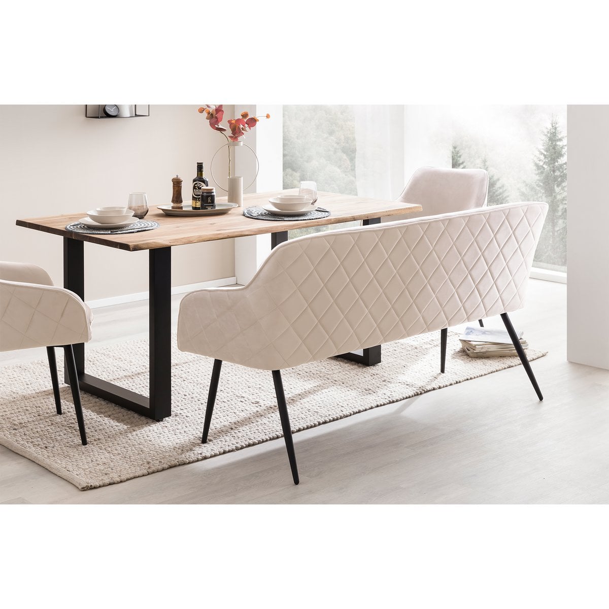 Essgruppe 6 tlg. 240x110 cm – Bild 12