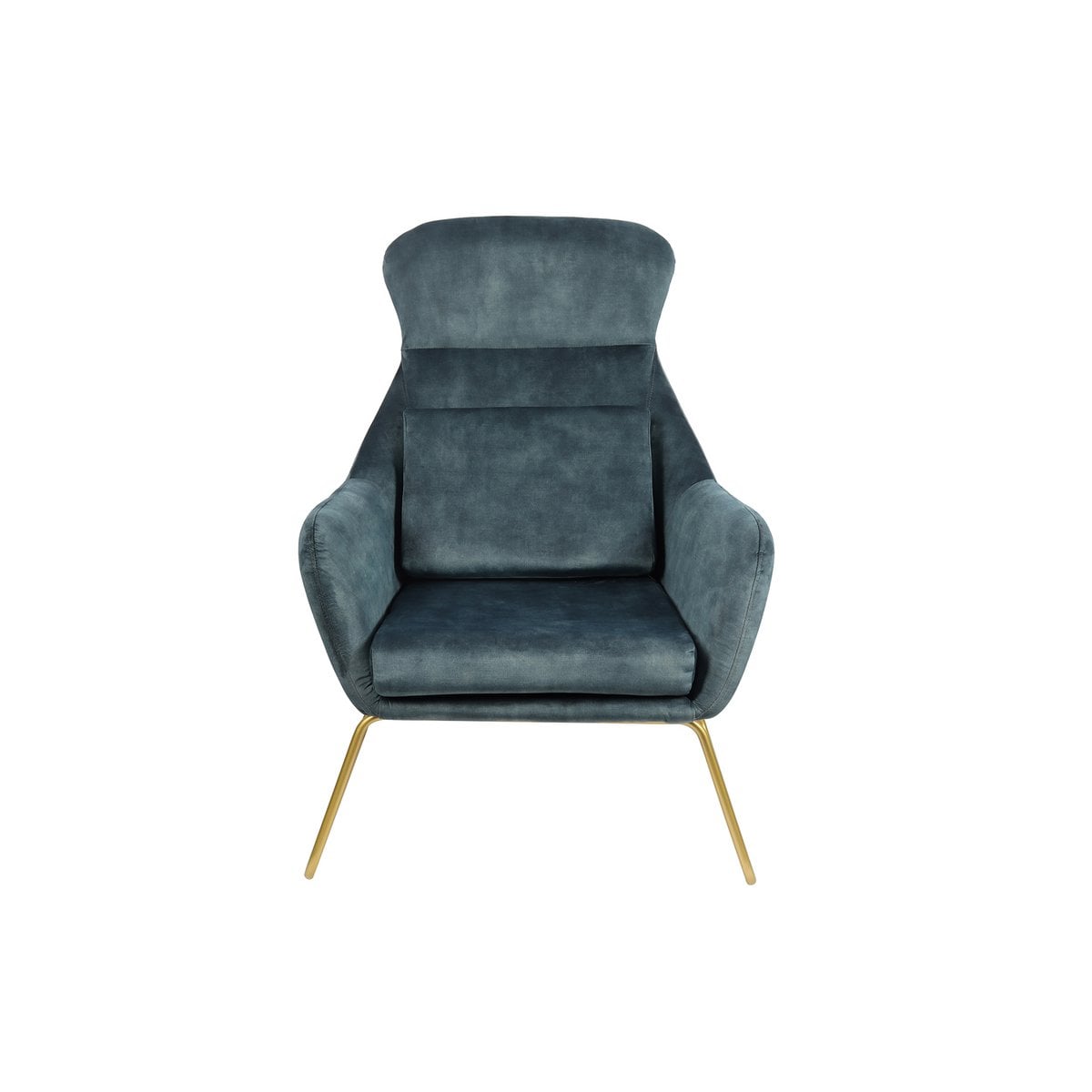 Relaxsessel aus Samtvelours Blau – Bild 2