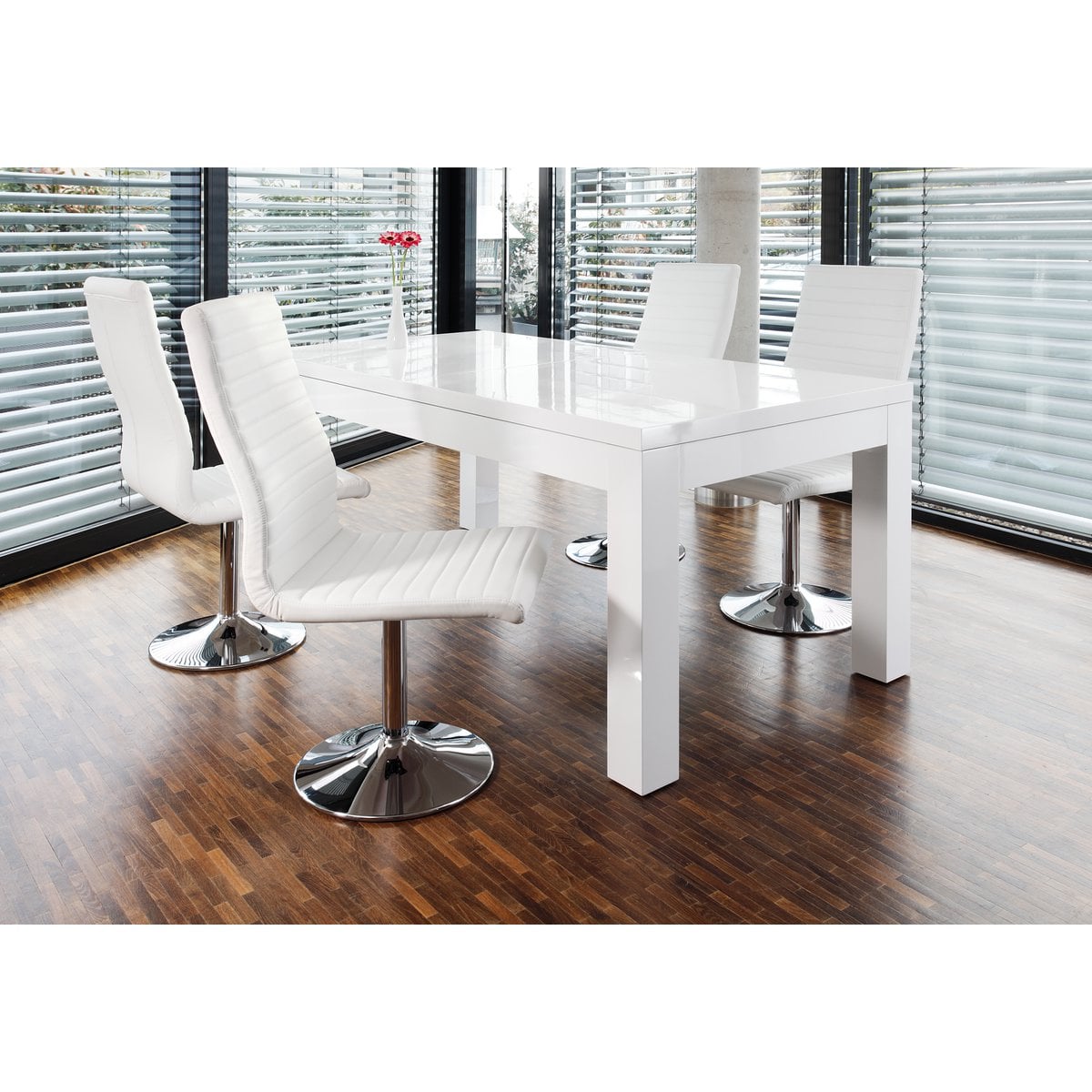 Esstisch 180/260x90 cm weiß – Bild 5