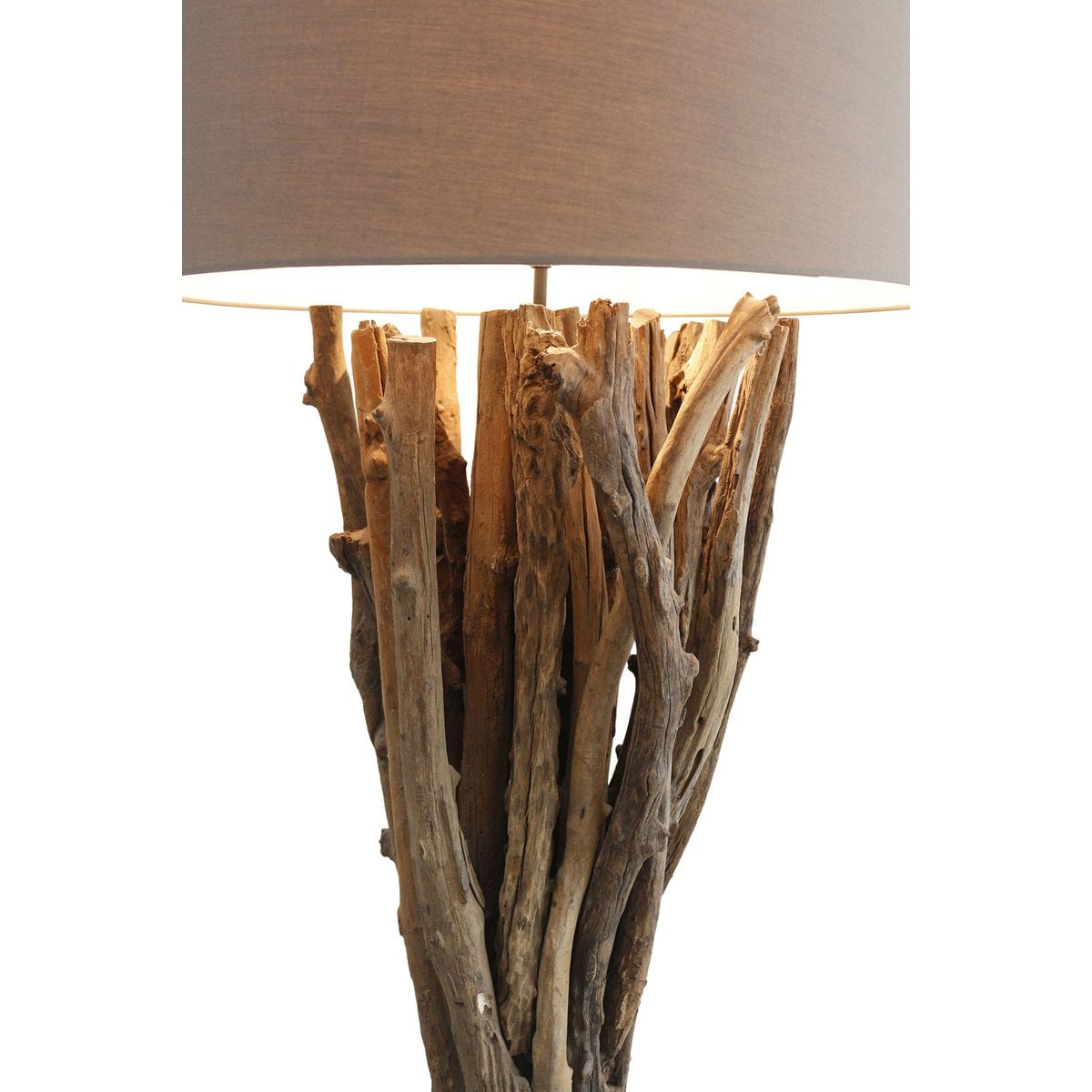 Stehleuchte Treibholz Natur/Braun 175 cm – Bild 9
