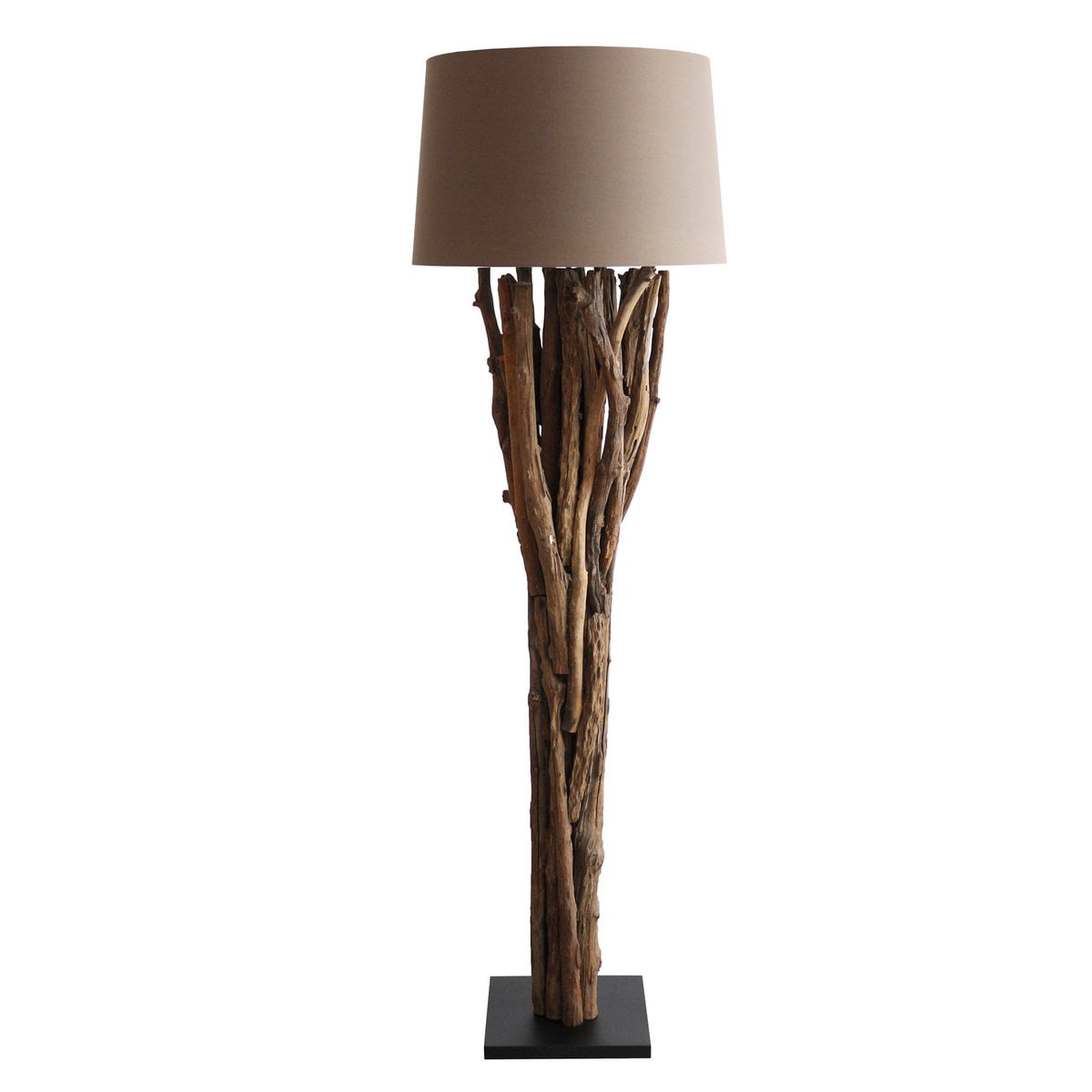 Stehleuchte Treibholz Natur/Braun 175 cm – Bild 3
