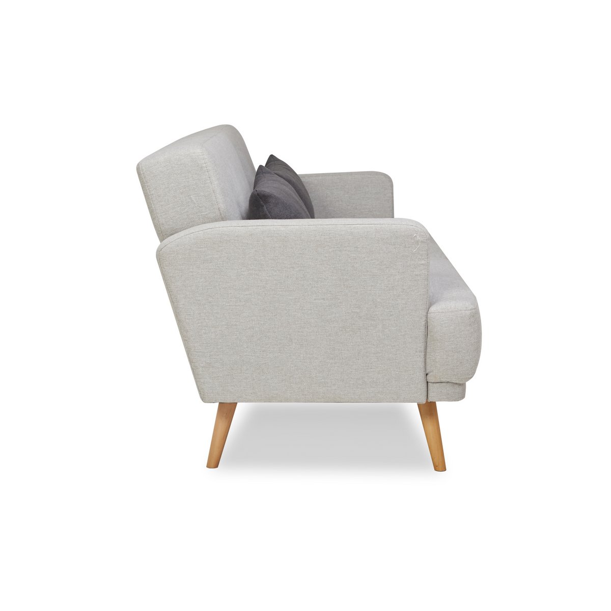 3-Sitzer Sofa Webstoff Grau – Bild 11