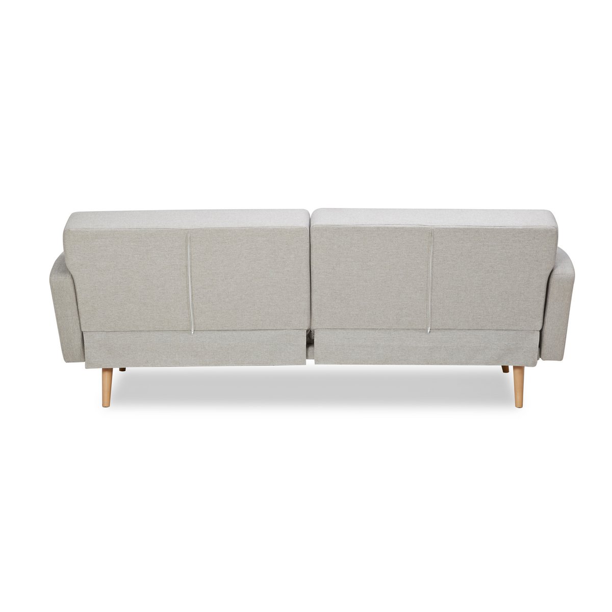 3-Sitzer Sofa Webstoff Grau – Bild 12