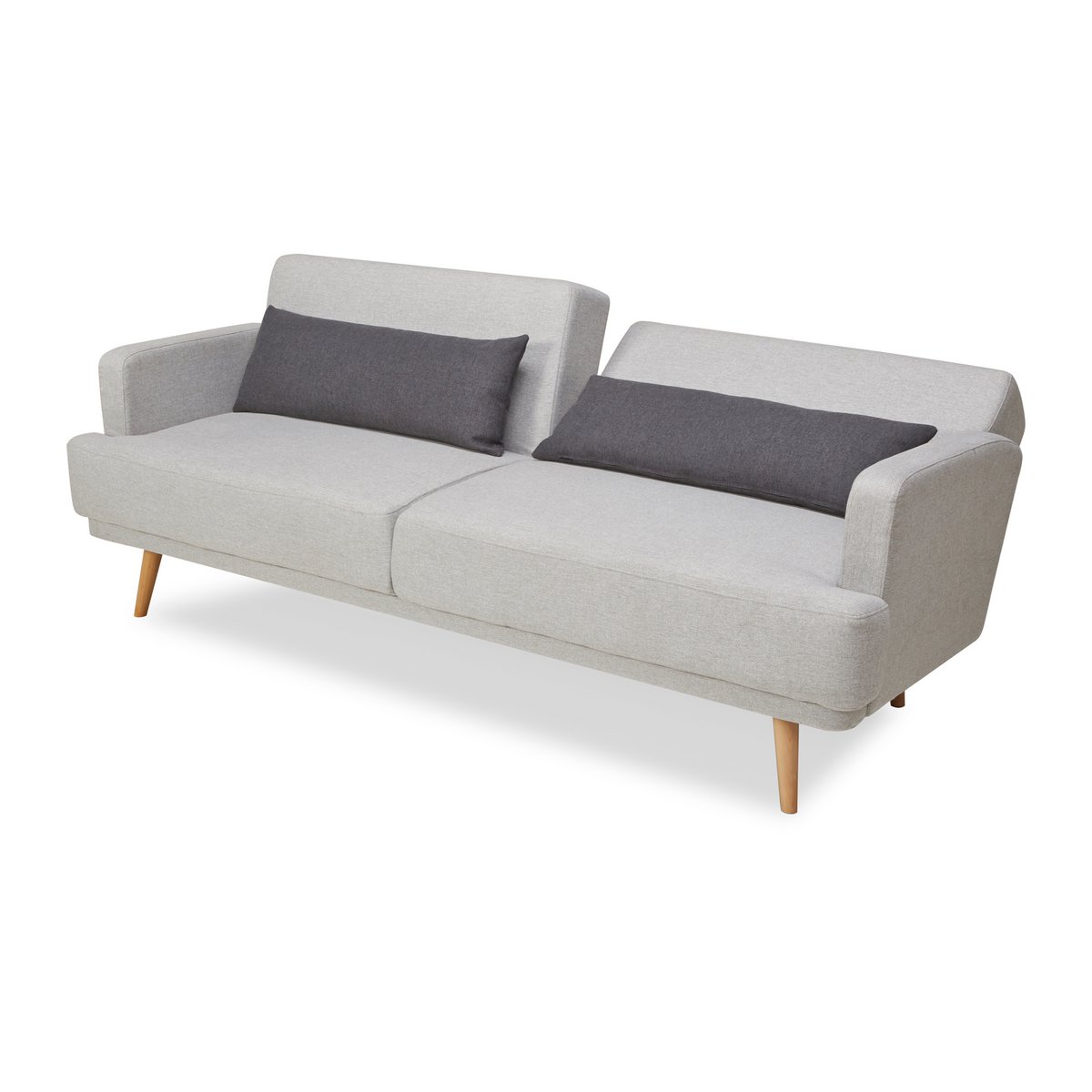 3-Sitzer Sofa Webstoff Grau – Bild 7